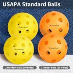 JoncAye Pickleball Paddle Set with Carry Bag