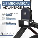 Ceiling Pulley System for Kayak and Canoe Storage