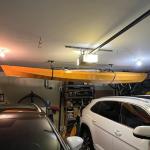 Ceiling Pulley System for Kayak and Canoe Storage