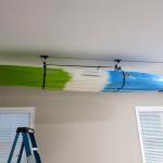 Ceiling Pulley System for Kayak and Canoe Storage