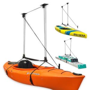 Ceiling Pulley System for Kayak and Canoe Storage