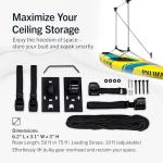 Ceiling Pulley System for Kayak and Canoe Storage