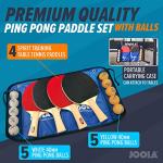 JOOLA Premium Table Tennis Set with Paddles & Balls