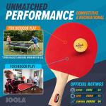 JOOLA Premium Table Tennis Set with Paddles & Balls