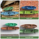Foldable Kayak Wall Rack | Heavy-Duty 11.6-17" Kayak Hanger