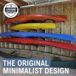 StoreYourBoard Garage Kayak Rack: Adjustable, Heavy Duty, Organizer