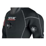 SEAC Warmdry 4mm Dry Suit - Black, Large