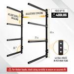 400lbs 4-Level Kayak Storage Rack for Garage - Heavy Duty