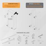 400lbs 4-Level Kayak Storage Rack for Garage - Heavy Duty