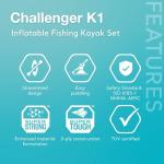 INTEX Challenger K1 Inflatable Kayak Set