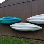 Garage Storage Hooks for Kayaks and Canoes