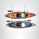 Double Kayak Storage Strap System - Indoor/Outdoor Paddle Hangers