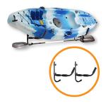 Kayak Storage Rack Wall Mount Hooks - 80LBS Capacity