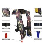 Eyson® Green Camouflage Inflatable Life Jacket