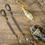 Retractable Steel Wire Fishing Lanyards - 10 PCS