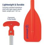 Attwood Telescopic Paddle for Kayaking, Orange