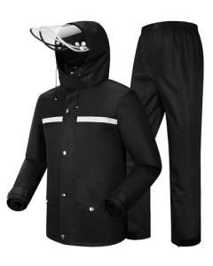 iCreek All-Sport Rain Suit for Kayakers - Black