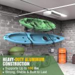 Foldable Kayak Wall Rack | Heavy-Duty 11.6-17" Kayak Hanger