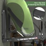 Foldable Kayak Wall Rack | Heavy-Duty 11.6-17" Kayak Hanger