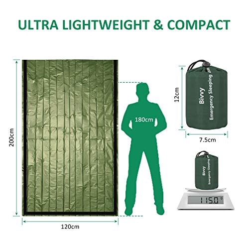 Zmoon Emergency Sleeping Bag 2 Pack - Lightweight