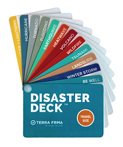 Emergency Survival Cards Deck - Disaster Kit and Guide