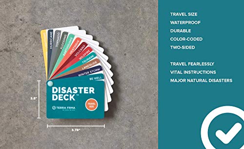 Emergency Survival Cards Deck - Disaster Kit and Guide