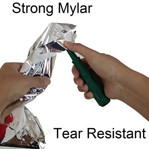 Emergency Thermal Sleeping Bag | Portable Survival Blanket, 2 Pack