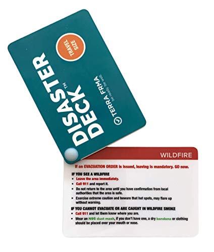 Emergency Survival Cards Deck - Disaster Kit and Guide