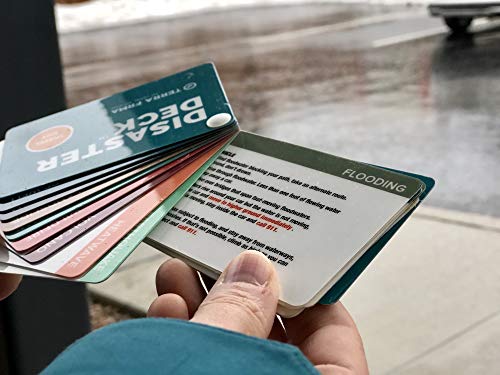 Emergency Survival Cards Deck - Disaster Kit and Guide