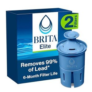 Brita Elite Water Filter Replacement Pitchers (2 Pack)