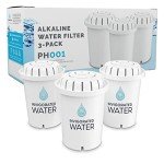 Alkaline Water Filter Replacement – 3-Pack, BPA-Free