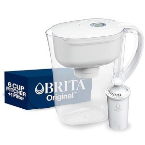 Brita Water Filter Pitcher, 6-Cup Capacity, BPA-Free