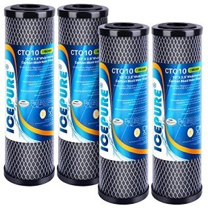 1 Micron Carbon Sediment Water Filter Cartridge Pack