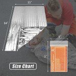 QIO CHUANG Mylar Thermal Blankets - 4 Pack