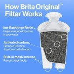 Brita Large BPA-Free Water Filter Pitcher, 10-Cup
