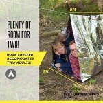 Lightweight 2-Person Mylar Emergency Shelter Tent