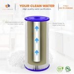 Aquaboon 5 Micron Water Filter Cartridge 4-Pack