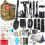 250-Piece Survival Gear Kit with Molle Bag