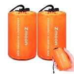 Zmoon 2-Pack Lightweight Emergency Sleeping Bags