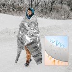 Mylar Emergency Blankets - Pack of 6