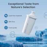 Aqua Crest Water Filter for Brita Pitchers (6 Pack)