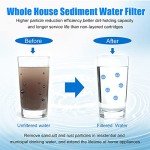 Lafiucy 10" Sediment Water Filter Cartridge 6-Pack
