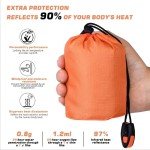 Portable Waterproof Survival Sleeping Bags - 2 Pack