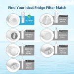Pack of 3 Water Filters for Various Refrigerators