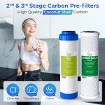 iSpring F3 6-Month Pre-Filter Replacement Cartridge Set