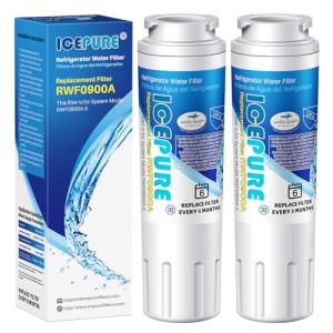 ICEPURE UKF8001 Replacement Refrigerator Water Filters, 2-Pack