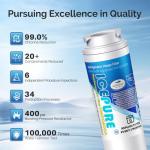 ICEPURE UKF8001 Replacement Refrigerator Water Filters, 2-Pack