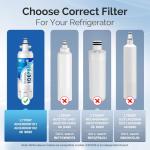 Water Filter Replacement for LG & Kenmore (3-Pack)