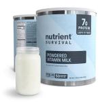 Nutrient Survival Vitamin Powdered Milk: 21 Essential Nutrients