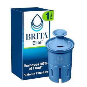 Brita Elite Pitcher Water Filter Replacement, BPA-Free